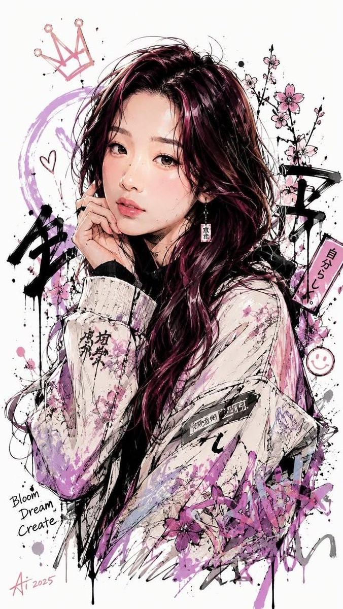 Ink Splatter Character