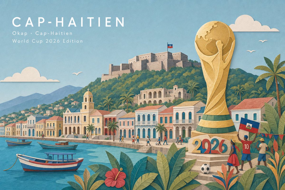 Poster / Flyer - Haitian Football Poster Panorama