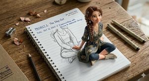 3D 笔记本错觉素描