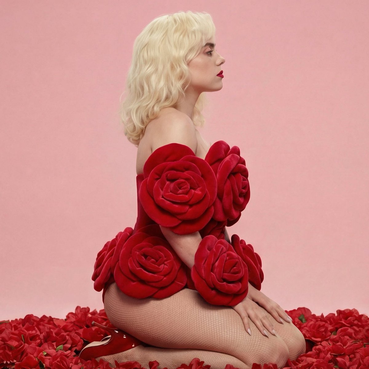 Profile / Avatar - Red Rose Glamour Fashion Editorial