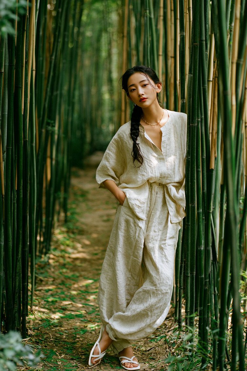 Social Media Post - Suzhou Garden Bamboo Path Portrait