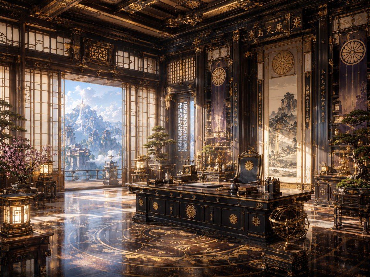 YouTube Thumbnail - NeoNippon Imperial Throne Hall