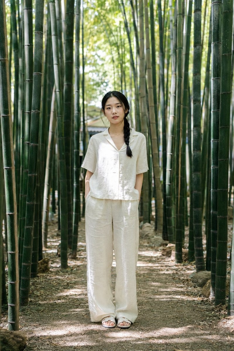 Social Media Post - Suzhou Garden Bamboo Path Portrait