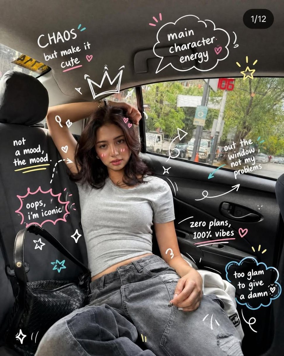 Social Media Post - Trendy Car Interior Portrait