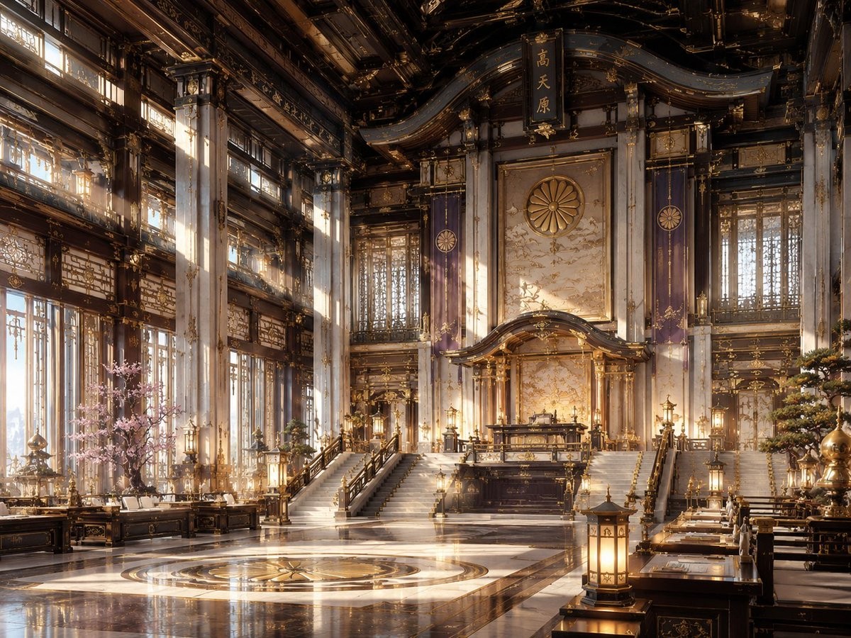 YouTube Thumbnail - NeoNippon Imperial Throne Hall