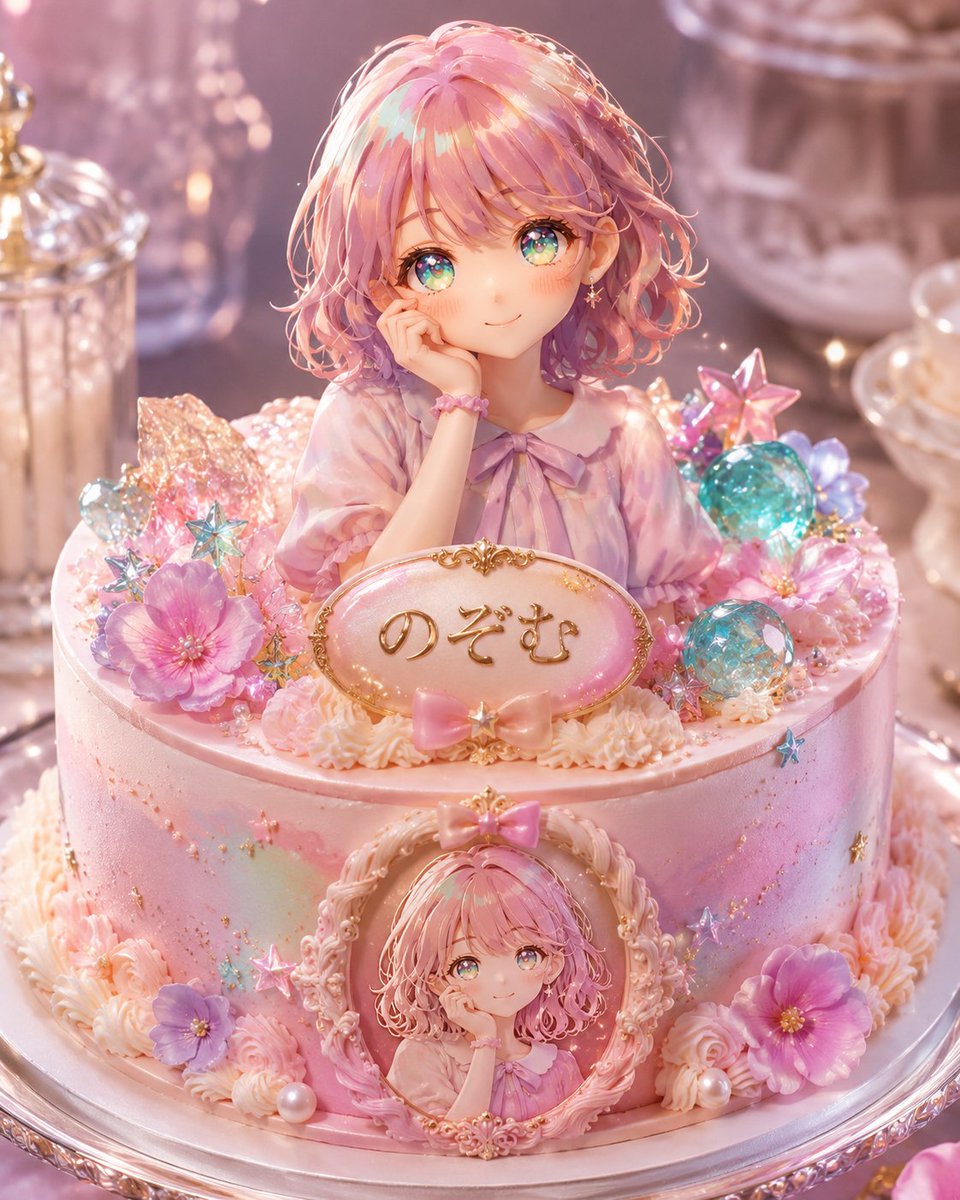 E-commerce Main Image - Fantasy Anime Character Whole Cake