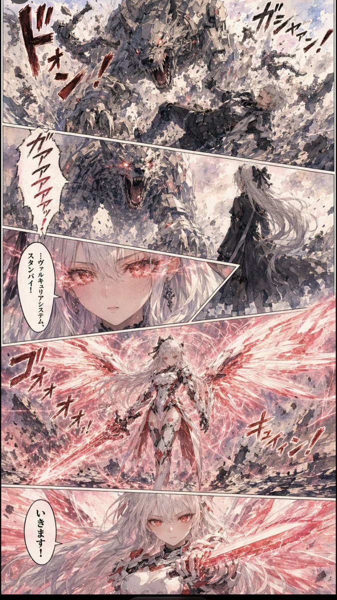 Gritty Sci-Fi Shoujo Manga Page