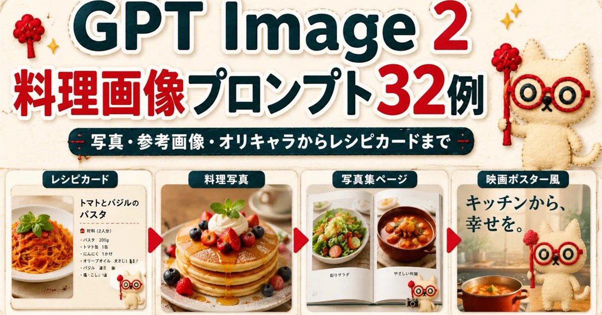 GPT Image 2 烹饪提示词横幅