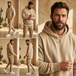 米色男装 Lookbook 拼贴画