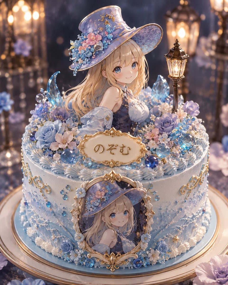 E-commerce Main Image - Fantasy Anime Character Whole Cake