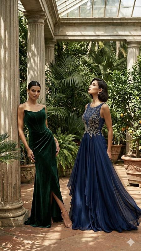 Elegant Gowns Greenhouse Editorial
