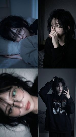 忧郁风格 2x2 照片拼贴