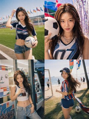 详尽的夏季世界杯 Kpop 人像系列
