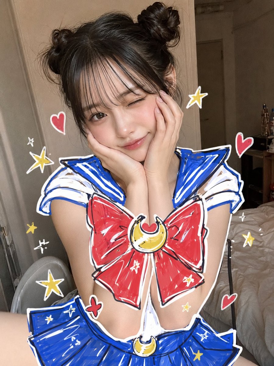 Profile / Avatar - Sailor Moon Doodle Selfie