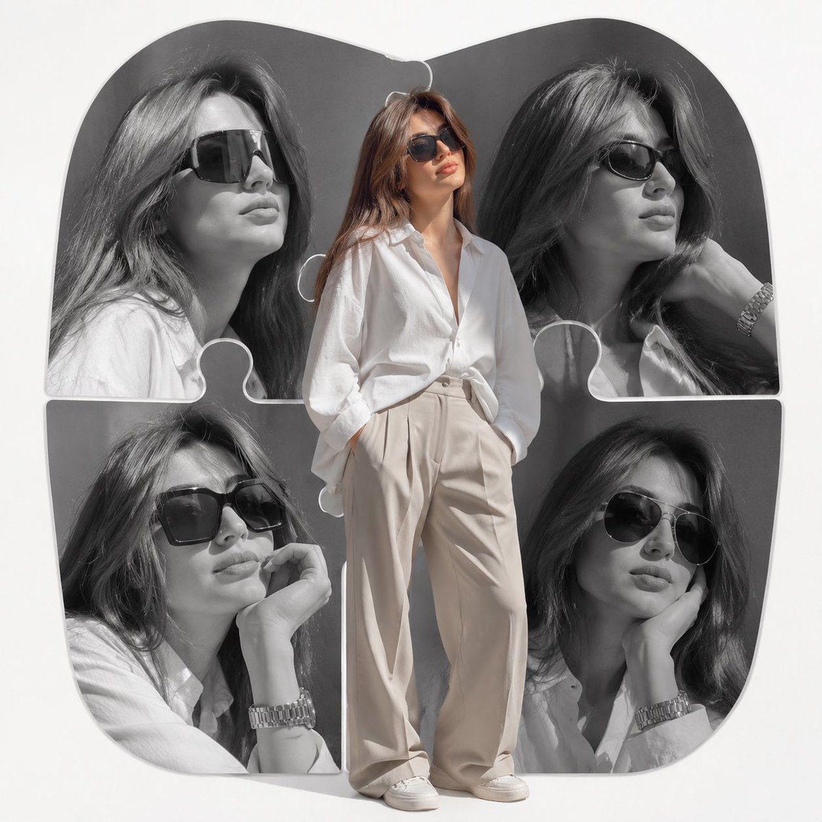 Product Marketing - Fashion Editorial Jigsaw Collage