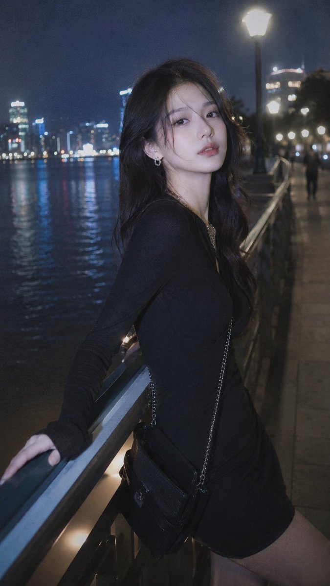 Social Media Post - Nighttime Urban Film Portrait