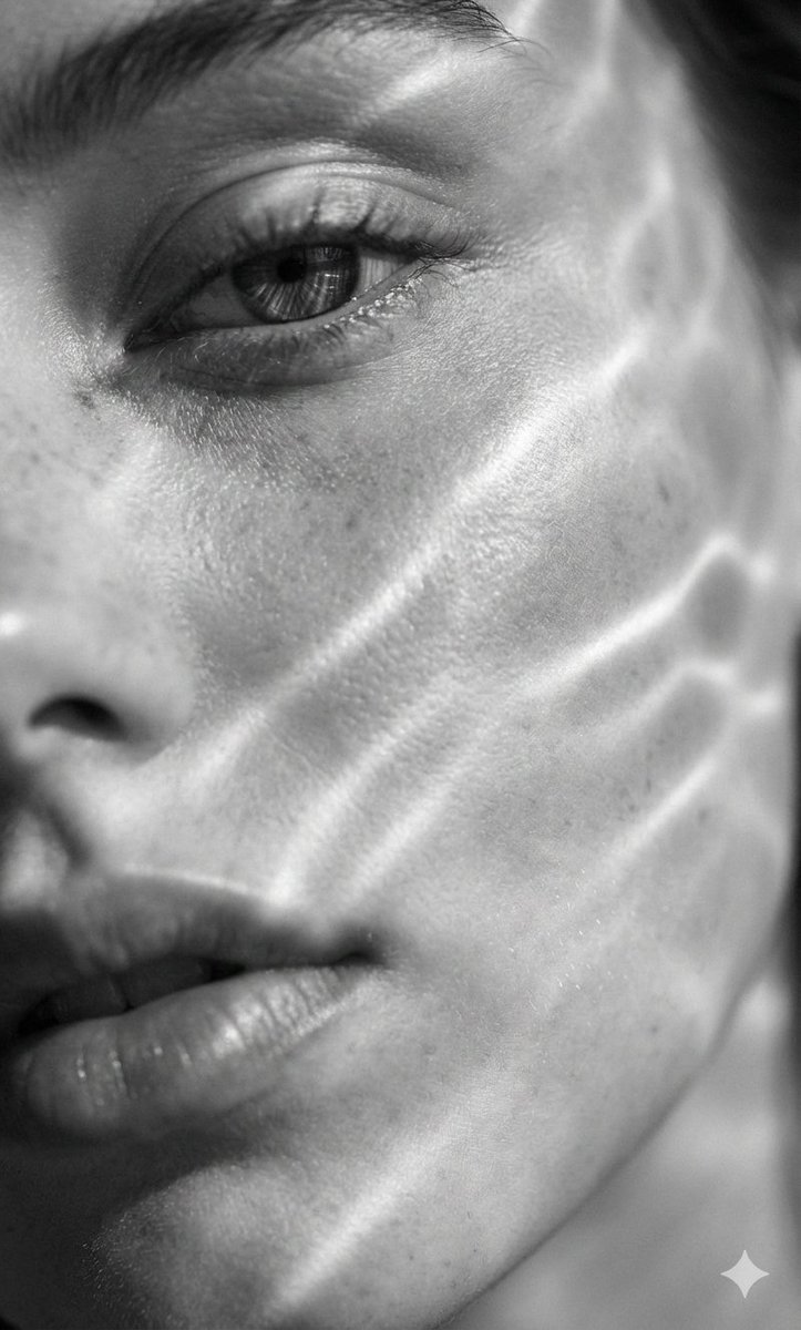 Profile / Avatar - Monochrome Macro Skin Texture Portrait