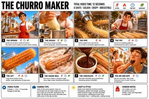 Churro Maker 信息图表项目