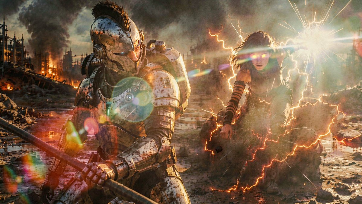 Comic / Storyboard - Cyber Knight vs Red Lightning Attacker