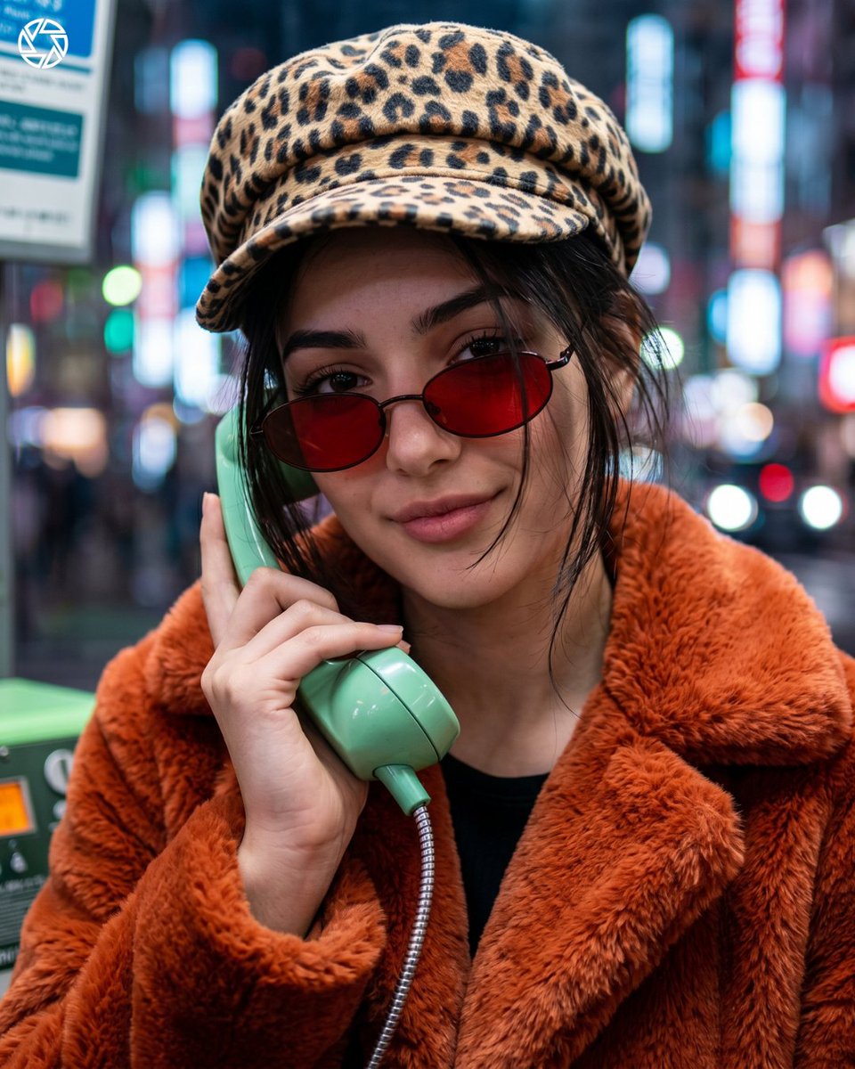 Social Media Post - Cyber-Fashion Street Portrait