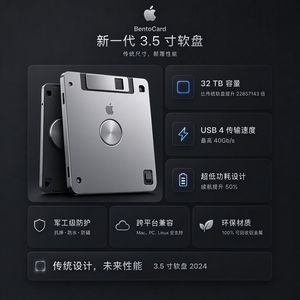 未来感 BentoCard 软盘广告