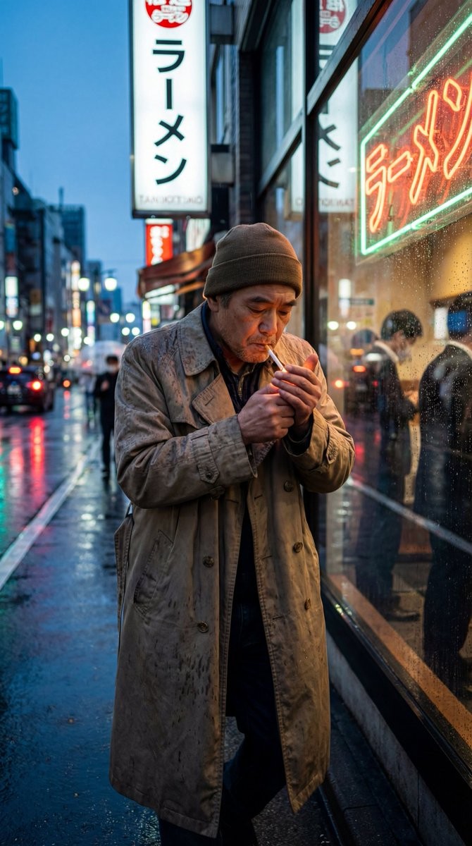 Social Media Post - Realistic Street Photography Simulation