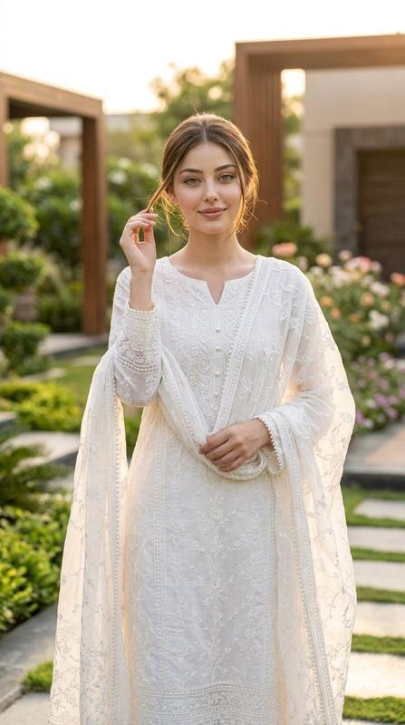 Profile / Avatar - Elegant Indian Salwar Suit Portrait