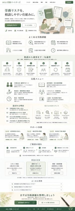ASCII 布局落地页生成器