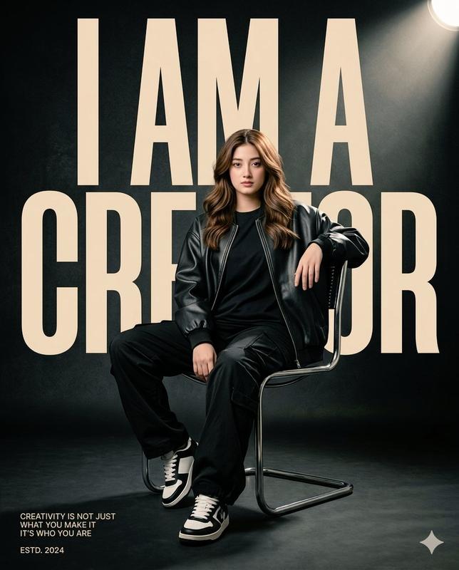 Product Marketing - Luxury Streetwear Fashion Editorial Poster