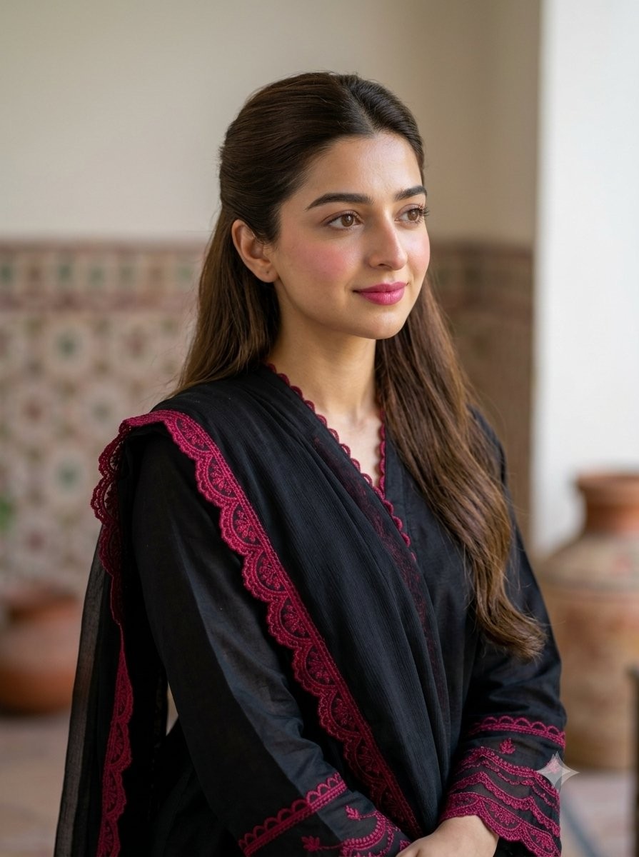 Profile / Avatar - Pakistani Traditional Dress Cinematic Portrait