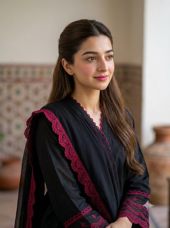 Profile / Avatar - Pakistani Traditional Dress Cinematic Portrait