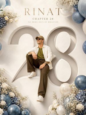 奢华生日里程碑海报