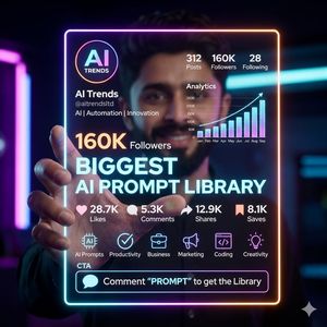 AI 创作者全息宣传肖像
