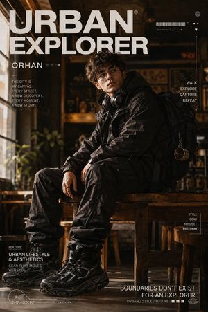 城市探索者机能风时尚大片