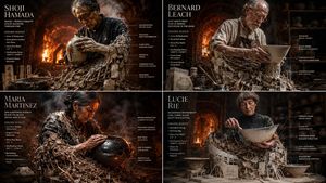 Master Potter 陶瓷信息图网格