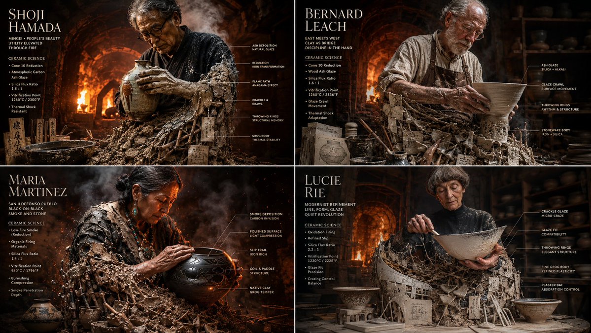 Master Potter 陶瓷信息图网格