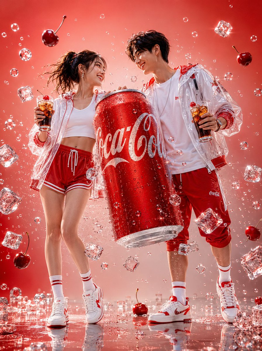 日本情侣饮料广告拍摄