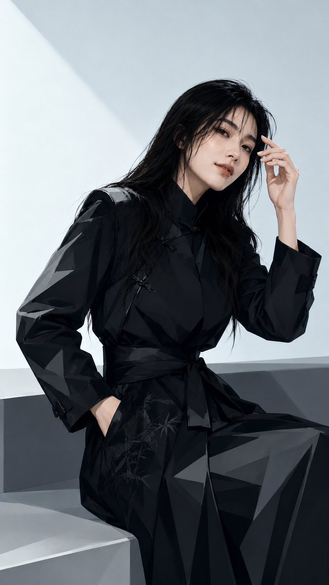 Product Marketing - Black Neo-Chinese Fashion Cover