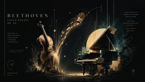 贝多芬大提琴奏鸣曲宇宙主题海报