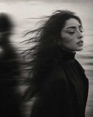 Windblown Anonymous Film Portrait