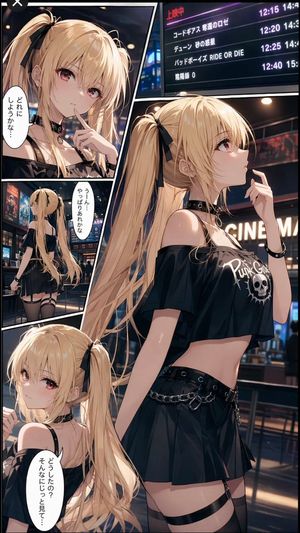 动漫电影院大厅漫画页面