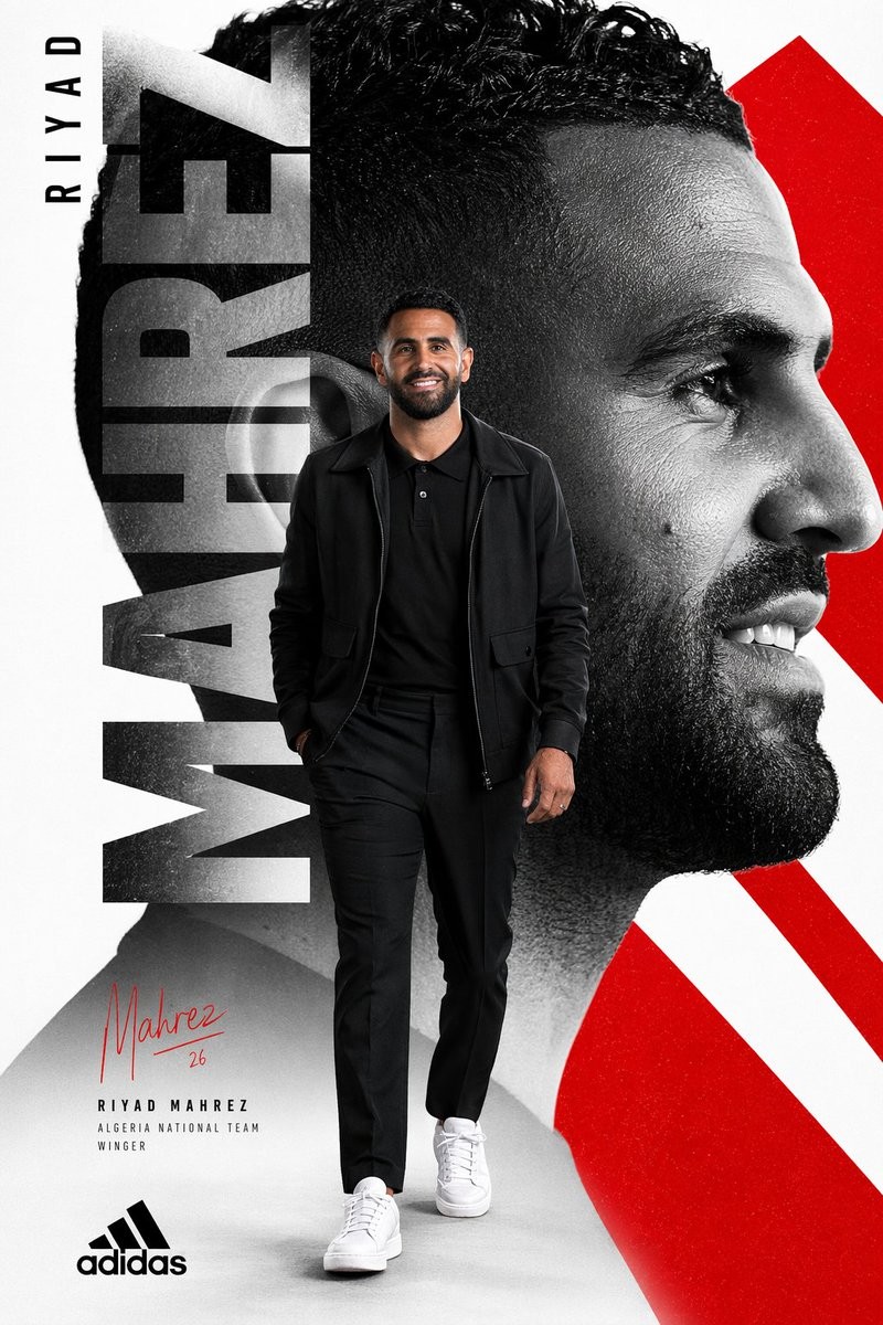 Editorial Riyad Mahrez Sports Poster