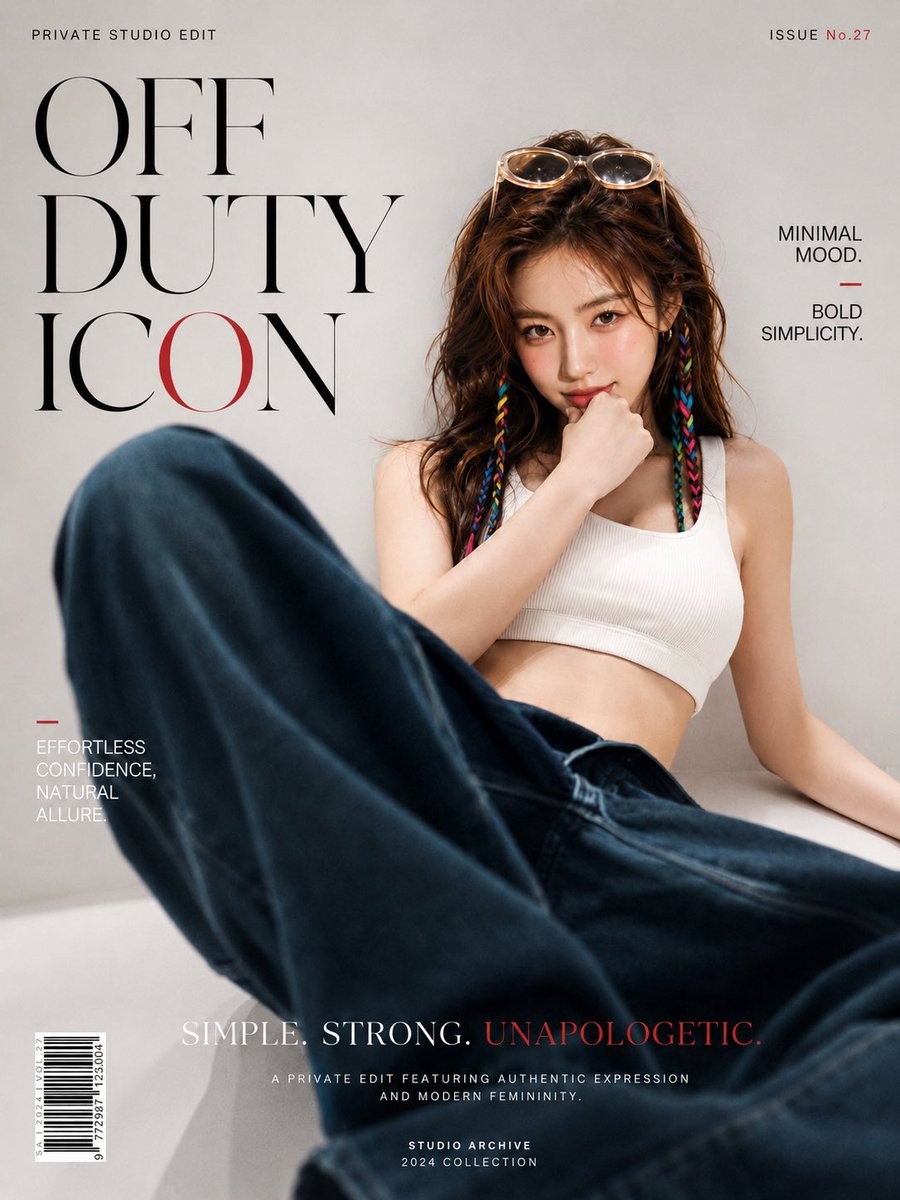 Off-Duty Fashion Magazine Cover