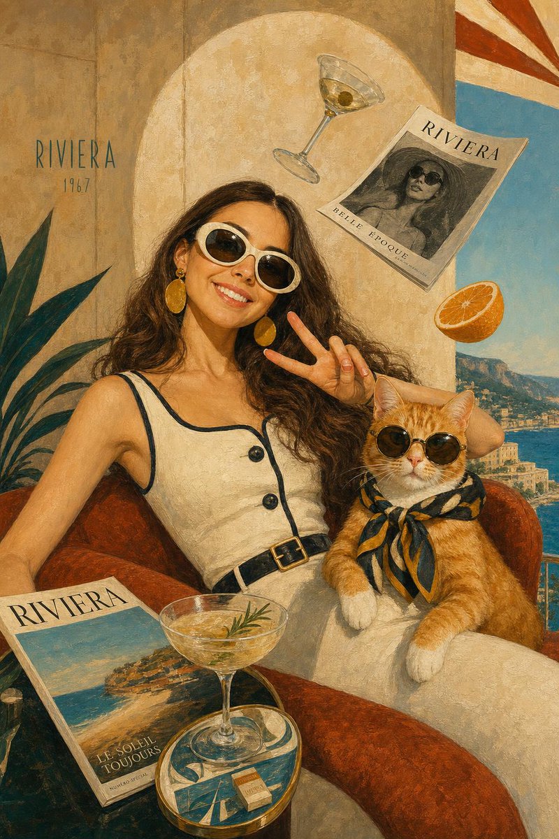 Surreal Riviera Editorial Illustration
