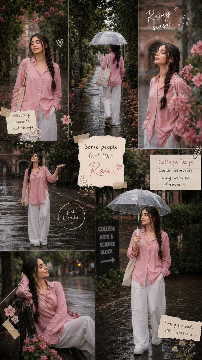 雨季 Pinterest 风格项目