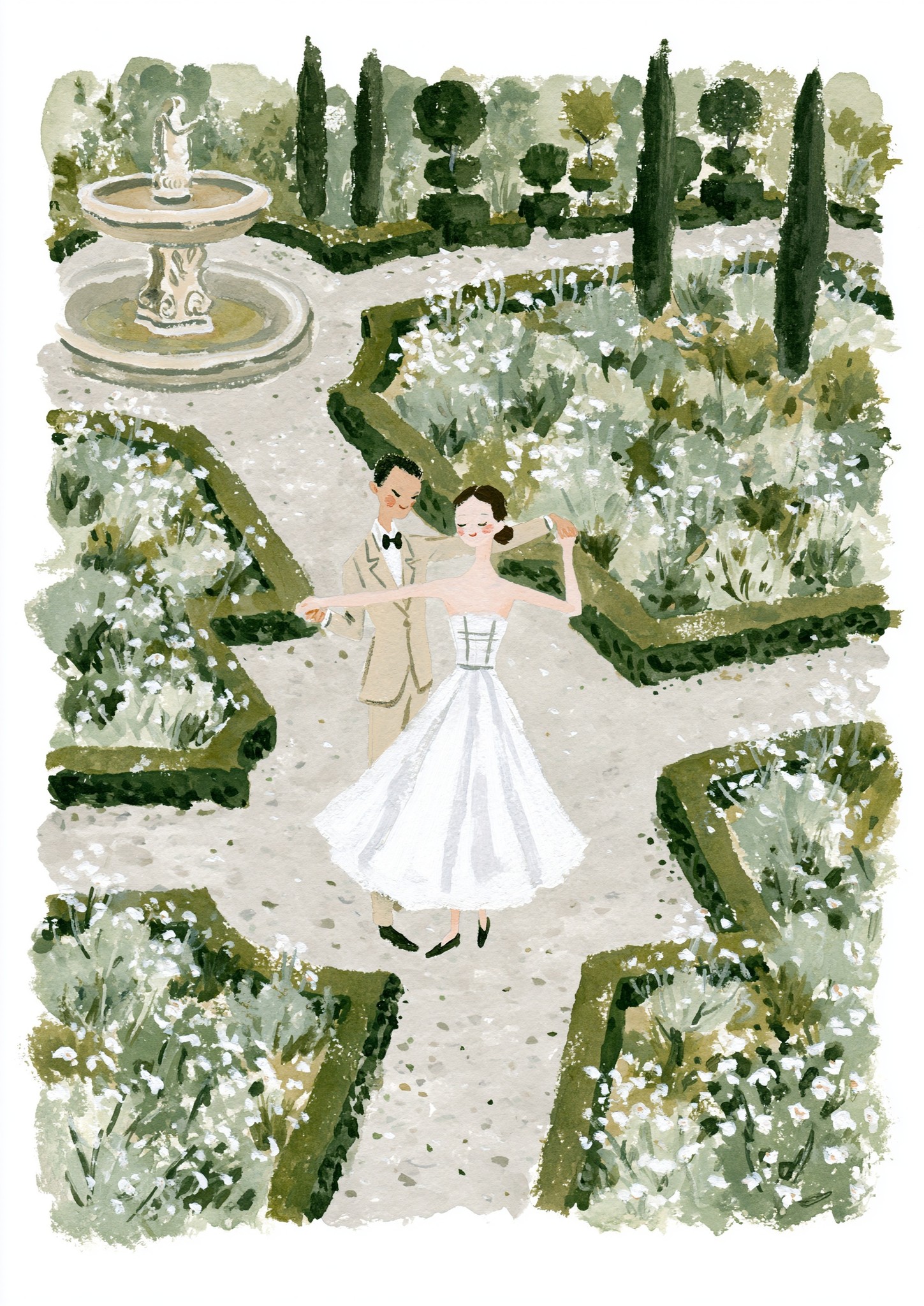 Romantic Wedding Portrait