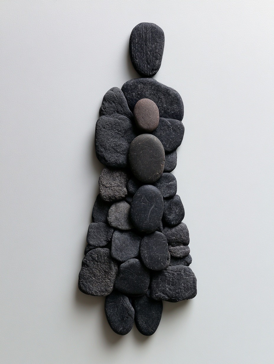 Black Stone Statue Design