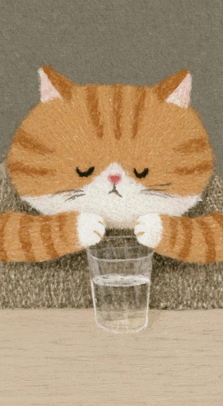 Cute Orange Tabby Illustration