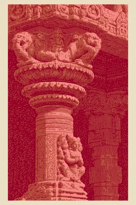 Indian Carved Pillar