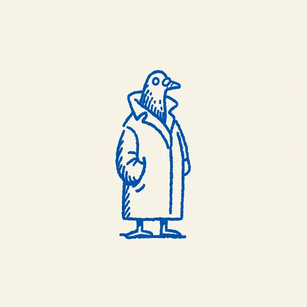 Minimalistic Absurd Illustration